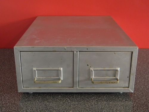 Vintage (Steelmaster) 2-Drawer Index Card File Cabinet