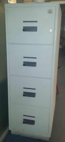 Chubb filing cabinet fireproof with key