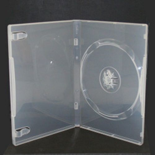 NEW 10 Standard Single Clear DVD/CD Cases 14mm