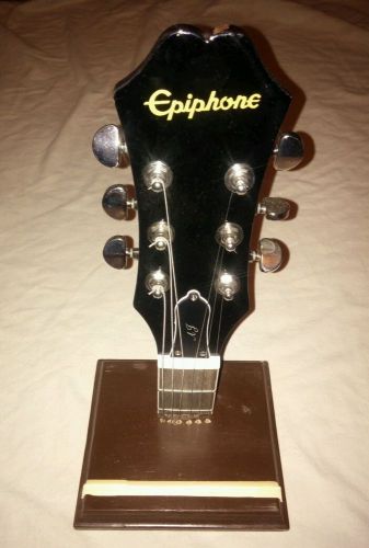 Recycled Guitar Headstock Business Card Holder