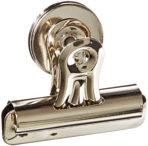 School Smart Nickel Plated Steel Magnetic Clip, 2&#034; L (Pack of 12) Brand New!