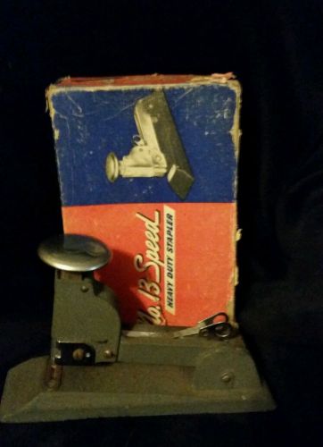 Swingline No.13 Heavy Duty Stapler w/ Staples &amp; Original Box Vintage Industrial