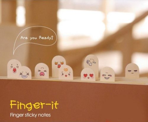 New Ten Fingers Sticker Post-It Bookmark Flags Memo Sticky Notes pads 200 Pages