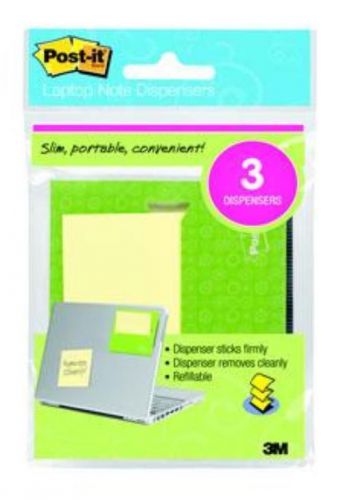 Post-it Laptop Note Dispensers 3 Count Assorted
