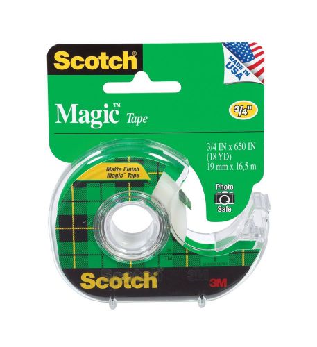 Scotch Magic Tape 3/4&#034; 18 Yards (3 Pack)
