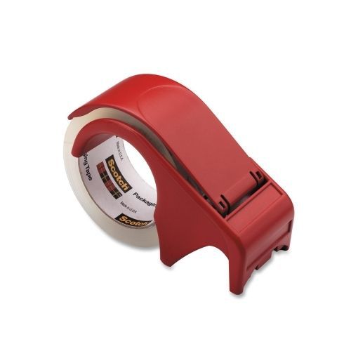 Scotch Packaging Tape Dispenser - Holds Total 1 Tape(s) - Refillable - Red