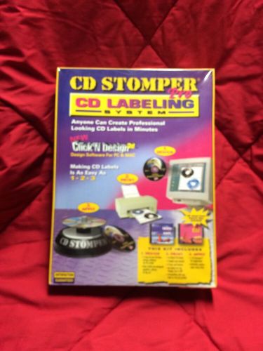 CD Stomper Pro CD Labeling System SEALED IN BOX