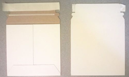 9 psw stayflat plus white mailers 6&#034; x 6&#034; -new- 1 case of 200 mailers for sale