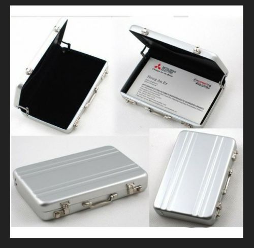 Sd micro memory usb stick card holder mini briefcase aluminium gift present sdhc for sale