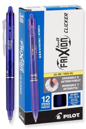 Pilot Frixion Clicker Erasable Pen Blue 1 box (12 pcs)