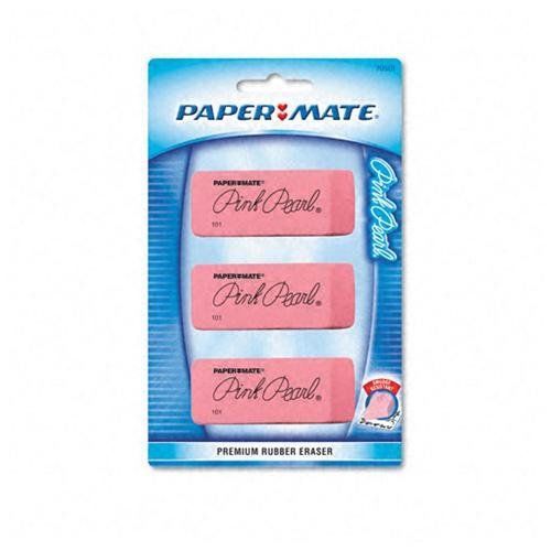 Papermate Pink Pearl Eraser - Soft, Pliable, Smudge-free, Latex-free, (70501)