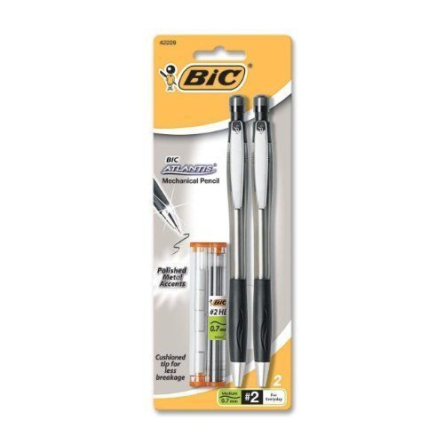 Bic atlantis mechanical pencil - hb pencil grade - 0.7 mm lead size - (mpagmp21) for sale