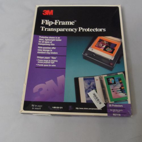 Flip-Frame Transparency Film Protectors 3M 14 Count   RS7110 protective sleeves