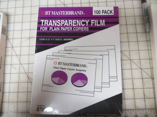 TRANSPARENCY FILM FOR PLAIN PAPER COPIERS - 100 SHEETS