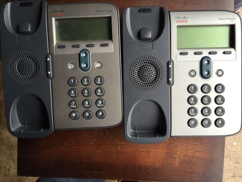 LOT OF 2 CISCO 7911 7900 SERIES IP BUSINESS ***PHONES BASES ONLY**UNTESTED 7911G