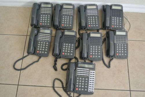 LOT OF 9 NEC Office Business Phones ETW 16DC-2, ETW 16DD-1