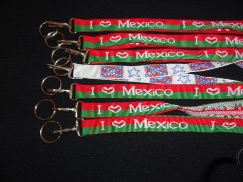 LANYARD--MEXICO--LOT OF 7--NEW WITHOUT TAGS--NEVER USED NEVER WORN