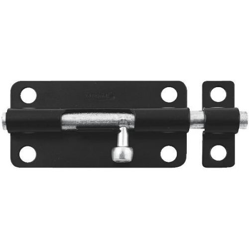 National mfg. n151621 steel door barrel bolt-4&#034; blk barrel bolt for sale