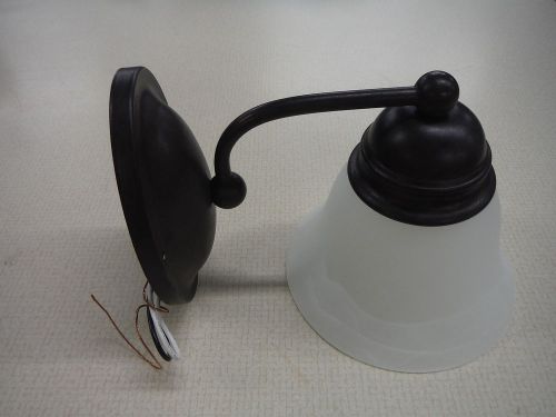 Nuvo Lighting Alabaster Bell Glass With Old Bronze Finish 60-344