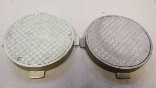 LOT OF 2 CLEANOUT FLOOR ACCESS COVERS ABA AND BARCO FREE SHIPPING
