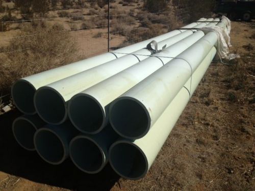New old stock 8 40&#039; pipes total 320&#039; 12&#034; pvc fusible pipe ci od dr-18 water for sale