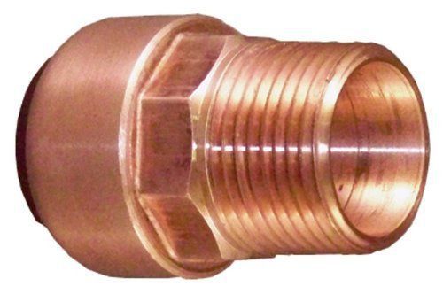 Elkhart Products 10169922 CopperBite Lead-Free 1/2-Inch Copper by Male Push-Fit