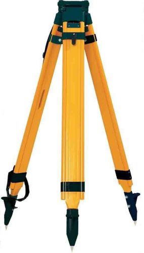 New sokkia wood fiberglass tripod 724281 for rotary lasers total station or gps for sale