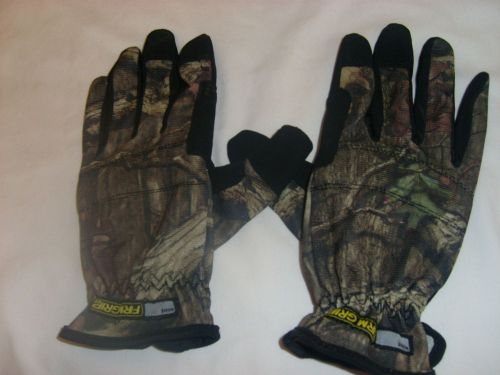 FIRM GRIP CAMOUFLAGE GLOVES- SIZE LARGE