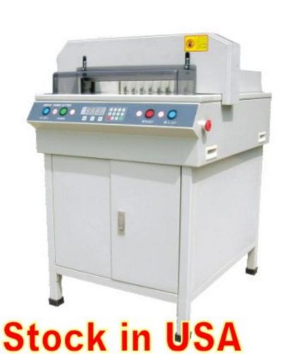 Automatic guillotine 17.7&#039;&#039;- programmable, electric paper cutter. stock in usa for sale