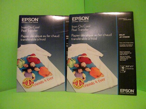 Epson Iron-on cool peel transfer paper 20 pages