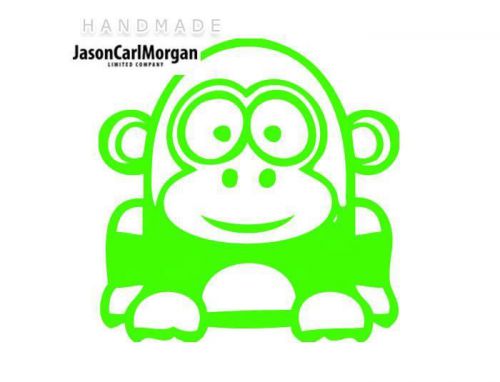 JCM® Iron On Applique Decal, Gorilla Neon Green