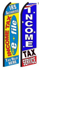 Income tax service e file  Standard Size Swooper Flag pk of 2