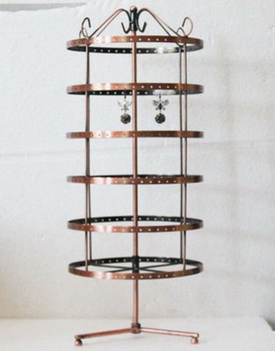 new fashion 288 holes rotating earrings display stand rack holder