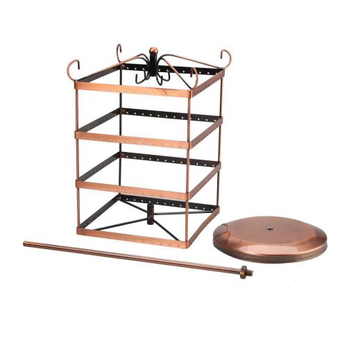 Shop copper earrings jewelry display stand rack holder bronze handmade showcase for sale