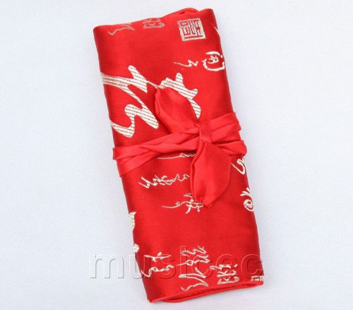 handmade silk red colors Jewelry bags pouches roll T778A11