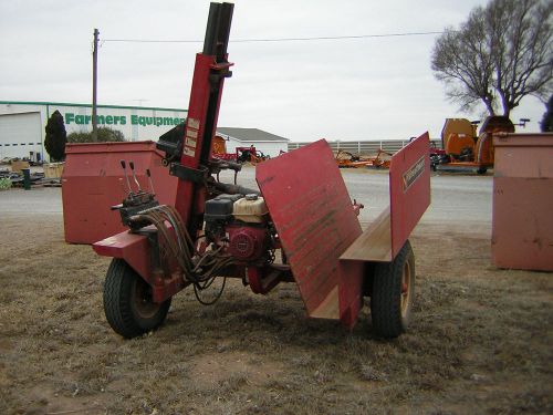 Wheat heart fence post pounder high and heavy hitter on trailer for sale