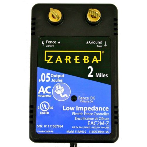 Zareba eac2m-z 2 mile ac low impedance fence charger continuous current for sale
