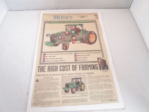 Article dated Nov. 6, 1994 - The High Cost of Farming Article
