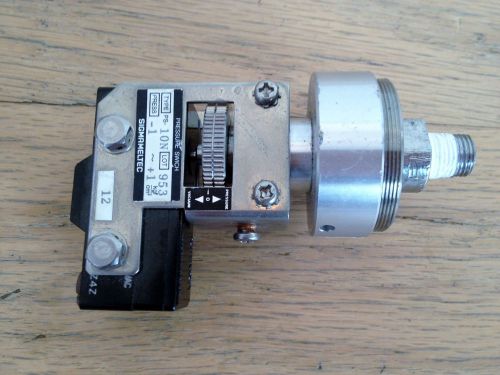 SIGMAMELTEC PS-10N VACUUM PRESSURE SWITCH MICROSWITCH 1/8&#034; MNPT