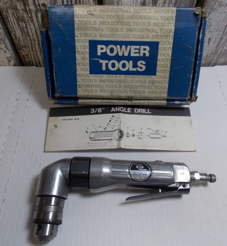 ASTRO PNEUMATICS MODEL AP-500AH 3/8&#034; ANGLE DRILL WITH JACOBS CHUCK TESTED