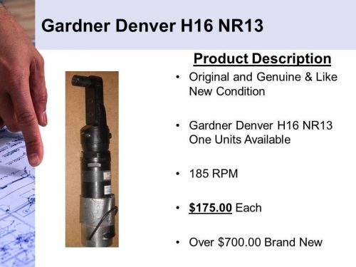 Gardner Denver H16NR13