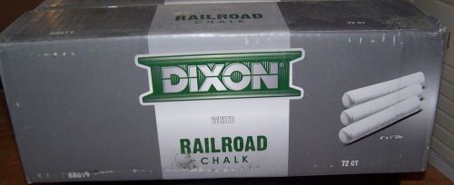 Dixon Ticonderoga Yellow Railroad Crayon Chalk 4&#034; x 1&#034; Box of 72