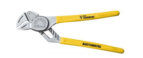 CH Hanson 30600 6.5&#034; Automatic Locking Groove Pliers Dipped Handles