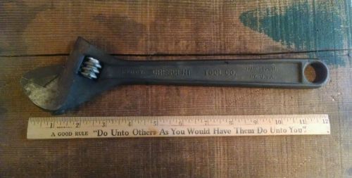 VINTAGE 1-1/2 lb CRESCENT Tool 12&#034; Forged Alloy Adjustable Wrench Jamestown N.Y.