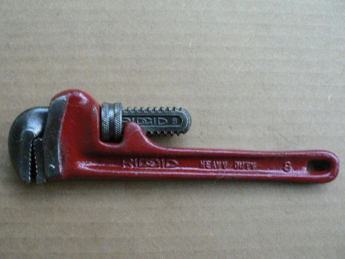 Ridgid 8 inch pipe wrench for sale