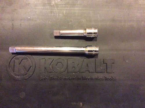 Kobalt Usa 3/8&#034; Drive Extensions 6&#034; And 3&#034; Pair Jh Williams Div Of Snapon Line
