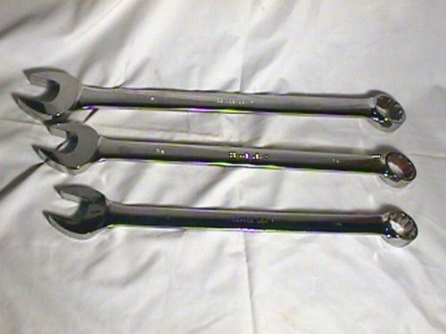 Huge Snap On OEX40 1 1/4  OEX44B 1 3/8 OEX48B 1 1/2 Combination 12pt Wrenches