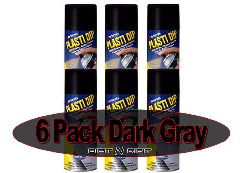 Plasti dip spray cans 11oz 6 pack dark gray plasti dip rubber coating paint for sale