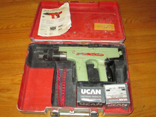 HILTI NAIL GUN DX450 Powder actuated W/ CASE &amp; Extras DX 450  **REDUCED**