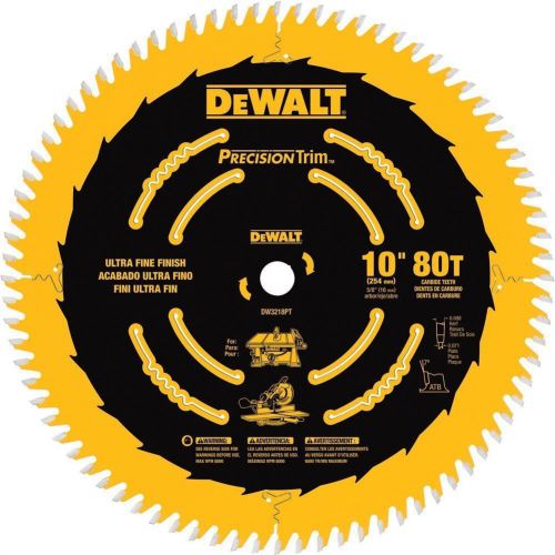 10 Tooth Atb Crosscutting Saw Blade With 5/8 Arbor Tough T Dw3218pt